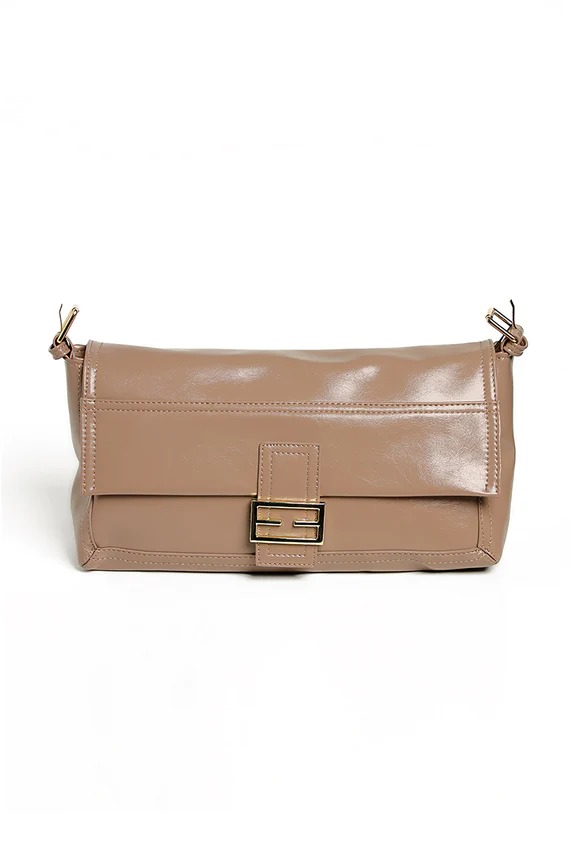 Khaki Shoulder Bag-428972130-S22